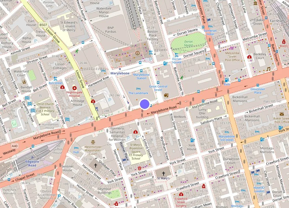Map: The Landmark London
